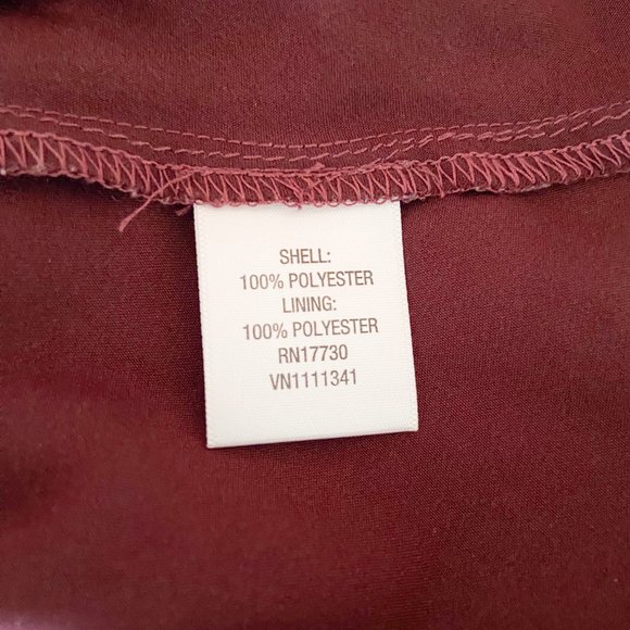 Mossimo Target maroon print shift dress size small - Picture 12 of 13